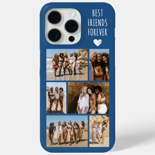 Beste Freunde für immer 6 Foto Blau Case-Mate iPhone Hülle (Rückseite)