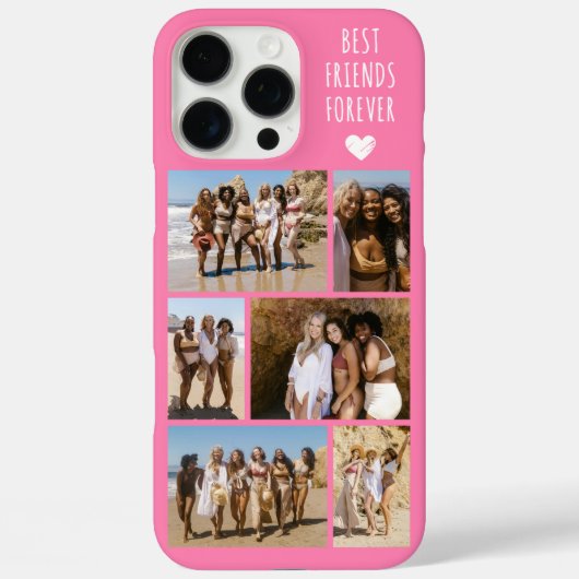 Beste Freunde für immer 6 Foto Rosa Case-Mate iPhone Hülle (Rückseite)