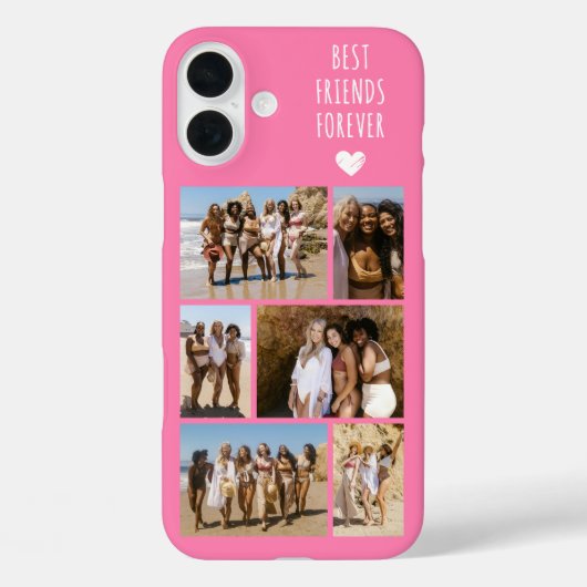 Beste Freunde für immer 6 Foto Rosa Case-Mate iPhone Hülle (Rückseite)