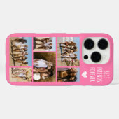Beste Freunde für immer 6 Foto Rosa Case-Mate iPhone Hülle (Rückseite (Horizontal))