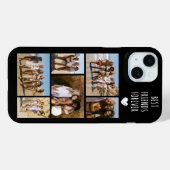 Beste Freunde für immer 6 Foto Schwarz Case-Mate iPhone Hülle (Rückseite (Horizontal))
