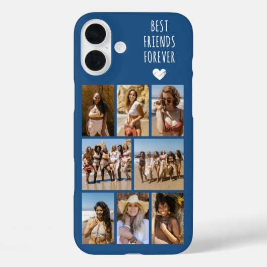 Beste Freunde für immer 8 Foto Blau Case-Mate iPhone Hülle (Rückseite)