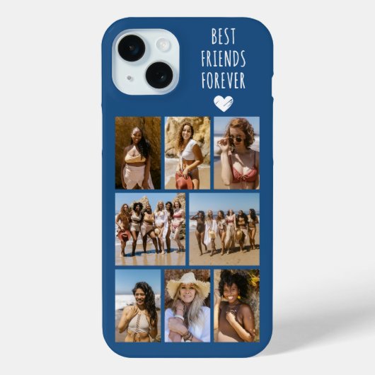 Beste Freunde für immer 8 Foto Blau Case-Mate iPhone Hülle (Rückseite)