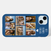 Beste Freunde für immer 8 Foto Blau Case-Mate iPhone Hülle (Rückseite (Horizontal))