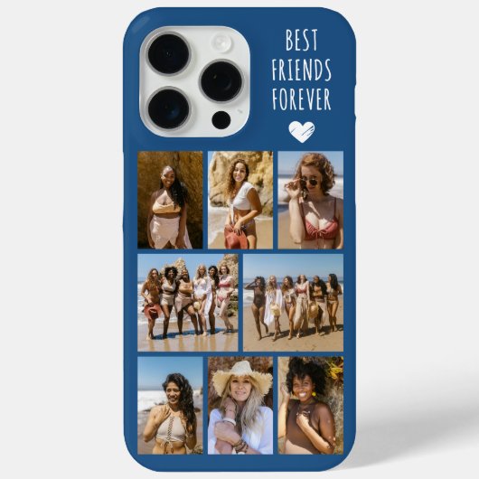 Beste Freunde für immer 8 Foto Blau Case-Mate iPhone Hülle (Rückseite)