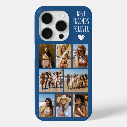 Beste Freunde für immer 8 Foto Blau Case-Mate iPhone Hülle (Rückseite)