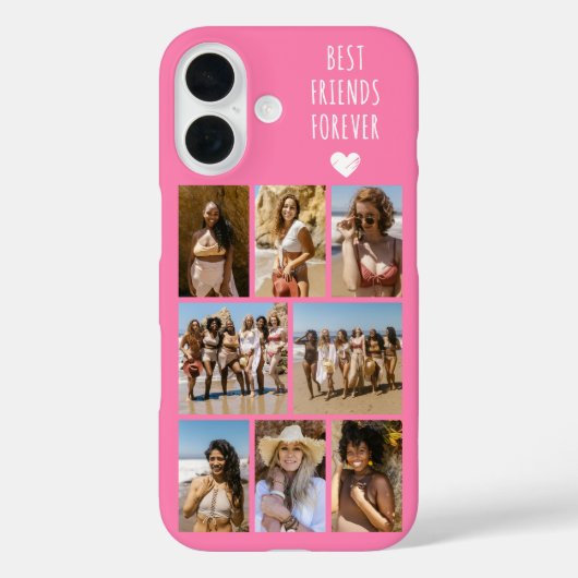 Beste Freunde für immer 8 Foto Rosa Case-Mate iPhone Hülle (Rückseite)