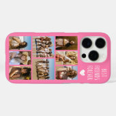 Beste Freunde für immer 8 Foto Rosa Case-Mate iPhone Hülle (Rückseite (Horizontal))