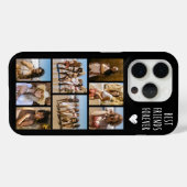 Beste Freunde für immer 8 Foto Schwarz Case-Mate iPhone Hülle (Rückseite (Horizontal))