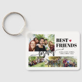 Beste Freunde für immer benutzerdefinierte Foto-Co Schlüsselanhänger (Rückseite)