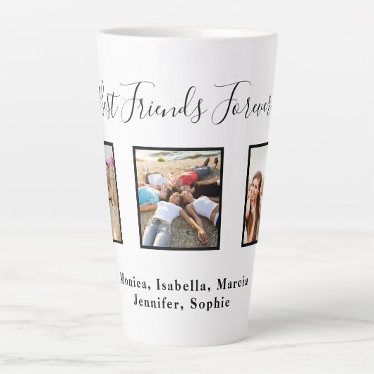 Beste Freunde für immer benutzerdefinierte Foto-Na Milchtasse (Vorderseite)