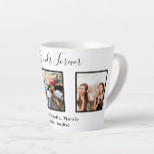 Beste Freunde für immer benutzerdefinierte Foto-Na Milchtasse (Rechte Ecke)