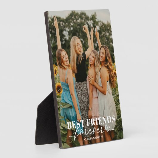 Beste Freunde für immer benutzerdefiniertes Skript Fotoplatte (Seite)