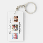 Beste Freunde für immer BESTE FREUNDIN benutzerdef Schlüsselanhänger (Rückseite)