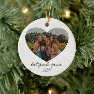 Beste Freunde für immer BFF Benutzerdefiniertes He Keramik Ornament