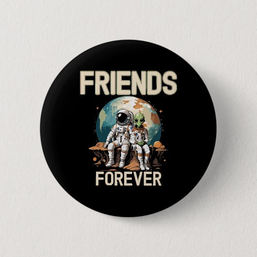 Beste Freunde für immer Button (Vorderseite)