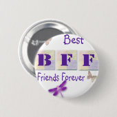 Beste Freunde für immer Button (Vorne & Hinten)