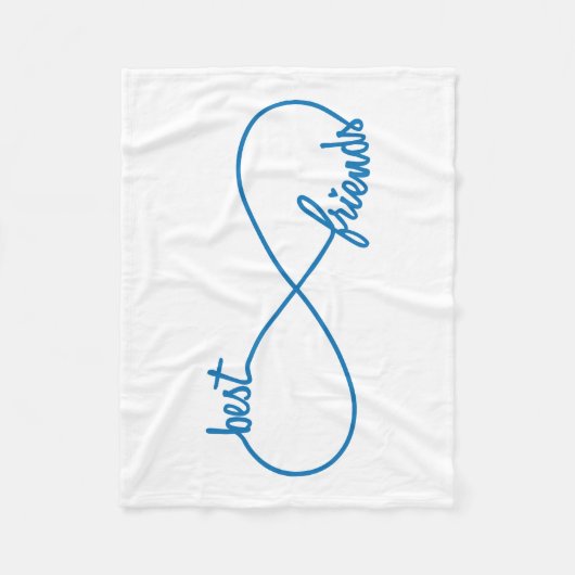 Beste Freunde für immer Fleecedecke (Vorderseite)