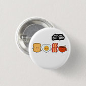 Beste Freunde für immer, Foodie-Freundschaft Button (Vorne & Hinten)