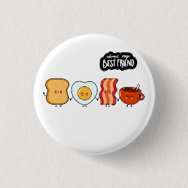 Beste Freunde für immer, Foodie-Freundschaft Button