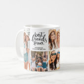 Beste Freunde für immer Foto-Collage Kaffeetasse (Vorderseite Links)