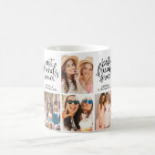 Beste Freunde für immer Foto-Collage Kaffeetasse (Mittel)