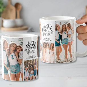 Beste Freunde für immer Foto-Collage Kaffeetasse