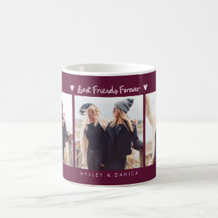 Beste Freunde für immer Foto Mehrfach Foto Cranber Kaffeetasse