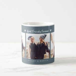 Beste Freunde für immer Foto Mehrfach Foto Schiefe Kaffeetasse