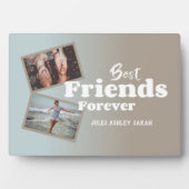 Beste Freunde für immer FotoCollage Fotoplatte (Vorderseite)