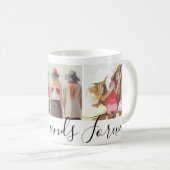 Beste Freunde für immer FotoCollage Kaffeetasse (VorderseiteRechts)