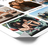 Beste Freunde für immer FotoCollage Poster (Ecke)