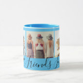 Beste Freunde für immer FotoCollage Tasse (Zentrum)