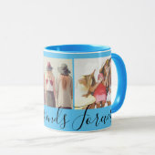 Beste Freunde für immer FotoCollage Tasse (VorderseiteRechts)