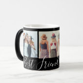 Beste Freunde für immer FotoCollage Verwandlungstasse (Vorderseite Links)