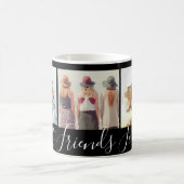 Beste Freunde für immer FotoCollage Verwandlungstasse (Mittel)