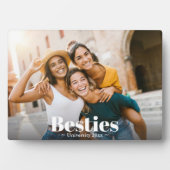 Beste Freunde für immer Freundschaft Fotoplatte (Vorderseite)