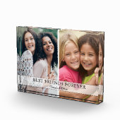 Beste Freunde für immer Freundschaftsgeschenk 2 Bi Fotoblock (Rechts)