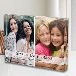 Beste Freunde für immer Freundschaftsgeschenk 2 Bi Fotoblock