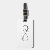 Beste Freunde für immer Gepäckanhänger (Vorderseite vertikal)