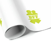 Beste Freunde für immer Geschenkpapier (Rolleneckpunkt)