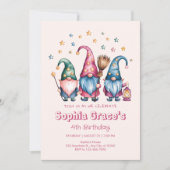 Beste Freunde für immer Gnome Einladung (Vorderseite)