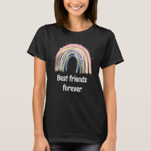 Beste Freunde für immer Gold Regenbogen Sterne  T-Shirt