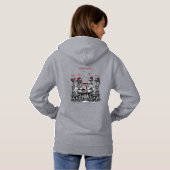 Beste Freunde für immer Hoodie (Schwarz voll)