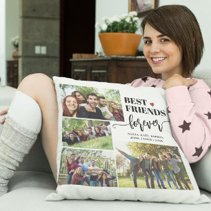Beste Freunde für immer individuelle Fotocollage N Kissen