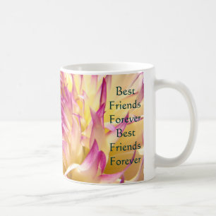 Beste Freunde für immer Kaffee-Tasse Becher Rosa B Kaffeetasse