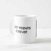 Beste Freunde für immer Kaffeetasse (Vorderseite Links)