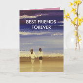 Beste Freunde für immer Karte (Gelbe Blume)