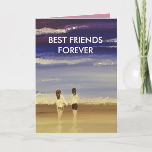 Beste Freunde für immer Karte