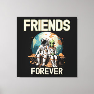 Beste Freunde für immer  Leinwanddruck